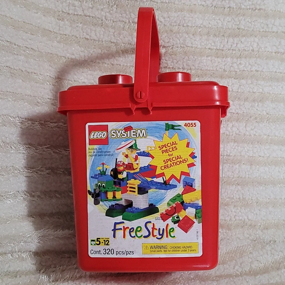 NEW RARE 1997 LEGO System 4055 SEALED Freestyle 320 Special Pieces Value Bucket